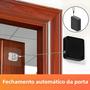 Imagem de Fechadura de Porta Automática Sem Perfuração - Sensor Ajustável e Montagem em Superfície