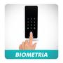 Imagem de Fechadura Digital Biométrica Primebras Athenas Porta De Madeira Tuya