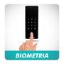 Imagem de Fechadura Digital Biométrica Primebras Athenas Porta Madeira