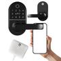 Imagem de Fechadura Digital Com Biometria Wi-Fi Preta kit Conectividade - Yale
