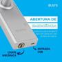 Imagem de Fechadura Digital Elsys - Prata - Com Biometria E Senha