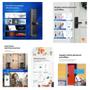 Imagem de Fechadura Digital Inteligente Tuya Zigbee Smart Lock RF433 A270 Shark Blue