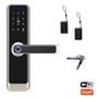 Imagem de Fechadura Digital Inteligente Tuya Zigbee Smart Lock RF433 A270 Shark Blue