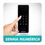 Imagem de Fechadura Digital Para Porta de Vidro Eletronica Com Biometria + App Primebras