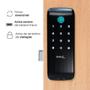 Imagem de Fechadura Digital SL125B Com Biometria De Sobrepor Resistente A Maresia