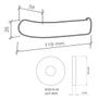 Imagem de Fechadura Duna 2 Banheiro 55mm Cromado M0915Z R0069 BZ1952 Imab