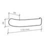 Imagem de Fechadura Duna 3 Interna 40mm Preta PP M09J5Z R0069 IZ1300 Imab
