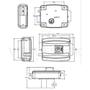 Imagem de Fechadura Eletr.40Mm Fora Ptf Stam