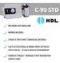 Imagem de Fechadura Elétrica Fixa C90 Hd Dupla Abre P/ Dentro Inox