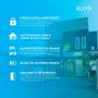 Imagem de Fechadura Eletrônica Digital De Embutir Wi-Fi Com Biometria Elsys, Prata - ESF-DE4000B