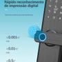 Imagem de Fechadura Eletrônica Digital inteligente 5 em 1 Com Senha Numérica E Biométrica Doméstica