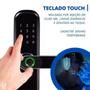 Imagem de Fechadura Eletronica Inteligente Digital Biométrica Touch Wi-fi Tag cartão Controle a distância