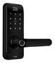 Imagem de Fechadura Eletrônica Smart Lock SL205 Papaiz com Hub Preto
