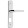 Imagem de Fechadura Externa Popline Reta Cromada ESP26 (40x53 PY45) Soprano