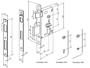 Imagem de Fechadura ICARO Banheiro Cromada 55mm Imab