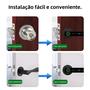 Imagem de Fechadura Inteligente RayKUBE M5 com Impressão Digital e Bluetooth - Fechadura Eletrônica Tuya