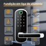 Imagem de Fechadura Inteligente Sem Chave - Biométrica, Wi-Fi, NFC e à Prova d'Água