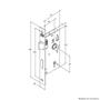 Imagem de Fechadura Interna 813/37 Roseta Redonda Inox Stam NEUTRO