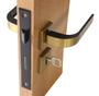 Imagem de fechadura interna quarto mgm bronze para porta de madeira