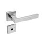 Imagem de Fechadura Lafonte Banheiro 455 St2 55mm Roseta Inox Lixado