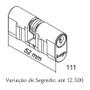 Imagem de Fechadura Nano Externa Espelho 280 M139 40mm Preta Haga