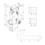 Imagem de Fechadura Para Porta Externa Broca 40mm Inox Escovado Stam