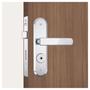 Imagem de Fechadura Porta Madeira Sala Quarto Cromado Aço Inox Tetra - Stam