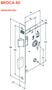 Imagem de Fechadura Roseta Quadrada Stam 823/09 Rq1 Inox Banheiro Wc