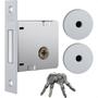 Imagem de Fechadura Stam Externa Com Espelho Inox 1001 - 10810