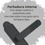 Imagem de Fechadura Stam Porta Interna 813/21 Preto Espelho 40mm