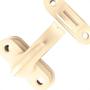 Imagem de Fechadura Trinco Para Porta Sanfonada Perlex Bege Com Kit 8917Bg - Kit C/30