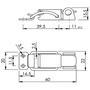 Imagem de Fecho Case 22 (kit C/2un)