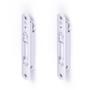 Imagem de Fecho Concha Alumínio Branco 158mm Lateral com Trava Alumiconte FEC-250EB