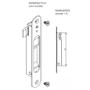Imagem de Fecho Concha Alumínio Branco 158mm Lateral com Trava Alumiconte FEC-250EB