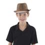 Imagem de Fedora Hat Dress Up America Sequin para adultos, marrom