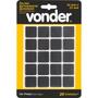 Imagem de Feltro autoadesivo quadrado 22mm com 20 peças - Vonder