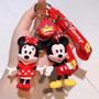 Imagem de Feminino Bonito Disney Mickey Mouse Chaveiro Anime Minnie Figura Boneca Chaveiro Casal Saco Pingente