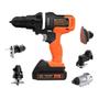 Imagem de Ferramenta Combinada 6 em 1 Matrix 20V MTX20K6A-BR Black+Decker