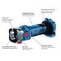 Imagem de Ferramenta de corte para drywall BOSCH GCU18V-30N 18V sem fio sem escova