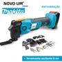 Imagem de Ferramenta Multiuso Oscilante Anti-Vibração Sem Fio 20V Com Liberação Rápida Compatível Com MAKITA