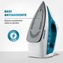 Imagem de Ferro de Passar a Vapor 127V BRANCO/AZUL com Base Antiaderente