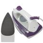 Imagem de Ferro de Passar Roupa Black Decker a Vapor 1200w FX1000-BR Branco e Roxo Base antiaderente