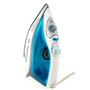 Imagem de Ferro de Passar Roupa Black Decker a Vapor FX3060 Base antiaderente COM ANTI GOTEJAMENTO Branco e Azul