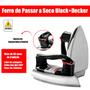 Imagem de Ferro de Passar Roupas Tradicional Portatil Black e Decker VFA1110XM6 Preto 220V 1000W