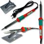 Imagem de Ferro de solda profissional com suporte 55w 127v soldar 420 graus para soldador ms-130a60
