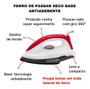 Imagem de Ferro Passar Seco Black&Decker Antiaderente Vermelho F300