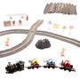 Imagem de Ferrorama Trem Clássico Super Trilhos Locomotiva Com Luz E Som 45 Pçs