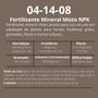 Imagem de Fertilizante Adubo NPK 04-14-08 3KG