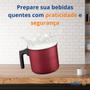 Imagem de Fervedor Leite Café Chá 12cm 1 Litro Antiaderente Aluminio Tramontina Turim Caneco Caneca Canecão