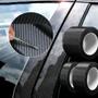 Imagem de Fibra Carbono 4D - Envelopamento Automotivo Soleira De Carro - 0,20m x 1,50m